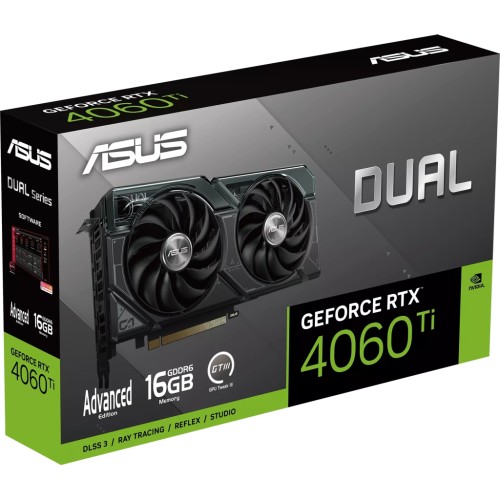 Відеокарта ASUS GeForce RTX4060Ti 16Gb DUAL ADVANCED (DUAL-RTX4060TI-A16G)