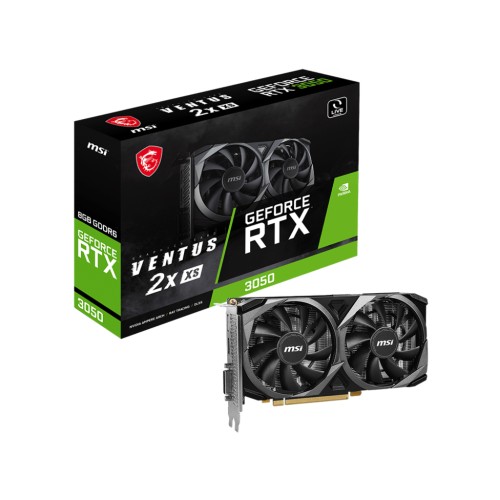 Відеокарта MSI GeForce RTX3050 8Gb VENTUS 2X XS (RTX 3050 VENTUS 2X XS 8G)