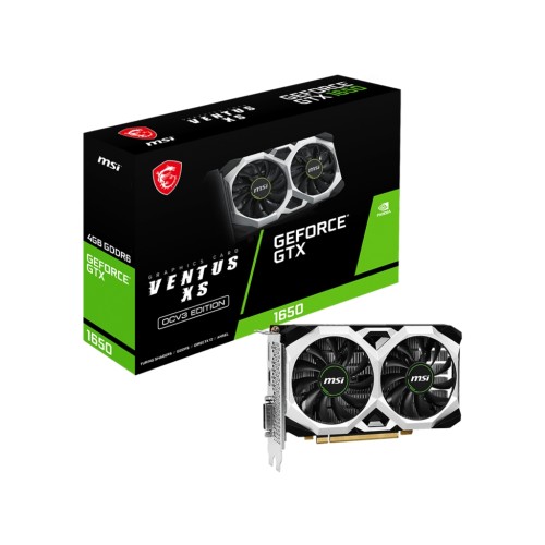 Відеокарта MSI GeForce GTX1650 4096Mb D6 VENTUS XS OC (GTX 1650 D6 VENTUS XS OCV3)