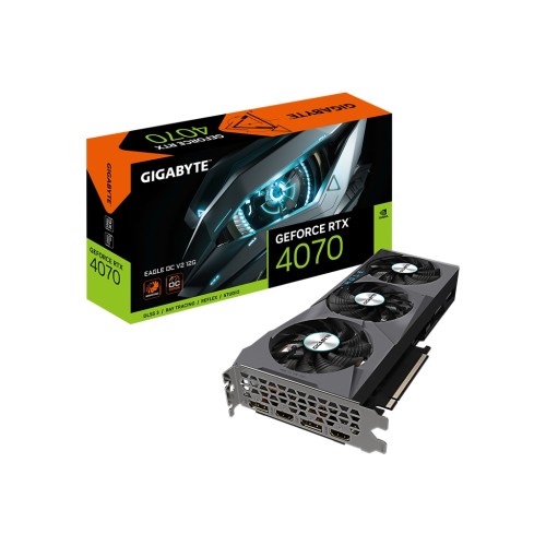 Відеокарта GIGABYTE GeForce RTX4070 12Gb EAGLE OC V2 (GV-N4070EAGLE OCV2-12GD)