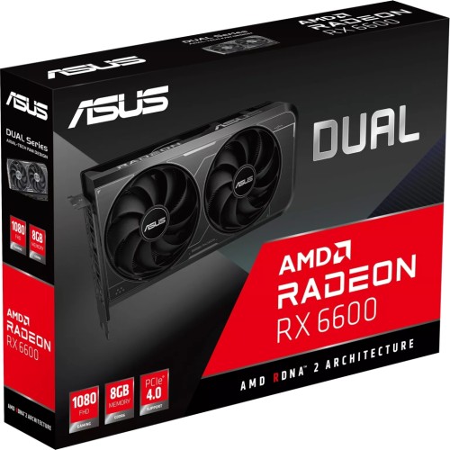 Відеокарта ASUS Radeon RX 6600 8Gb DUAL (DUAL-RX6600-8G-V3)