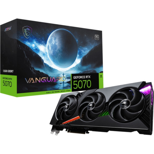 Відеокарта MSI GeForce RTX5070 12Gb VANGUARD OC (RTX 5070 12G VANGUARD OC)