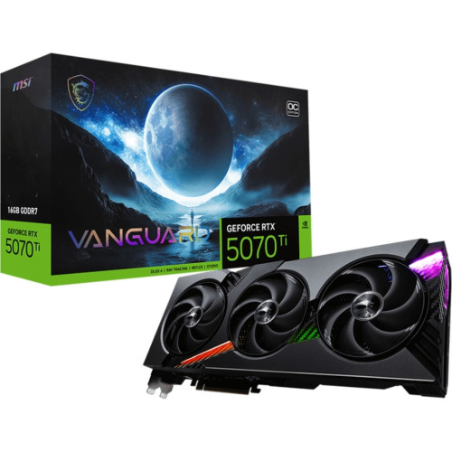 Відеокарта MSI GeForce RTX5070 Ti 16GB VANGUARD OC (RTX 5070 Ti 16G VANGUARD OC)