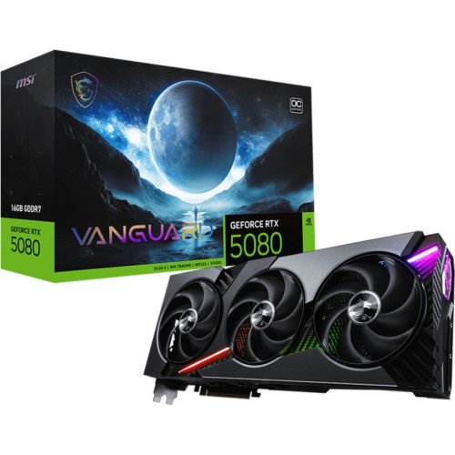 Відеокарта MSI GeForce RTX5080 16GB VANGUARD OC (RTX 5080 16G VANGUARD OC)