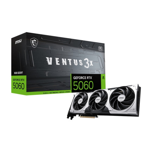 Відеокарта MSI GeForce RTX5060 8Gb VENTUS 3X OC (RTX 5060 8G VENTUS 3X OC)