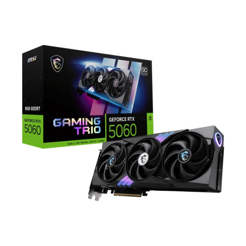 Відеокарта MSI GeForce RTX5060 8Gb GAMING TRIO OC (RTX 5060 8G GAMING TRIO OC)