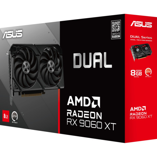 Відеокарта ASUS Radeon RX 9060 XT 8Gb DUAL (DUAL-RX9060XT-8G)
