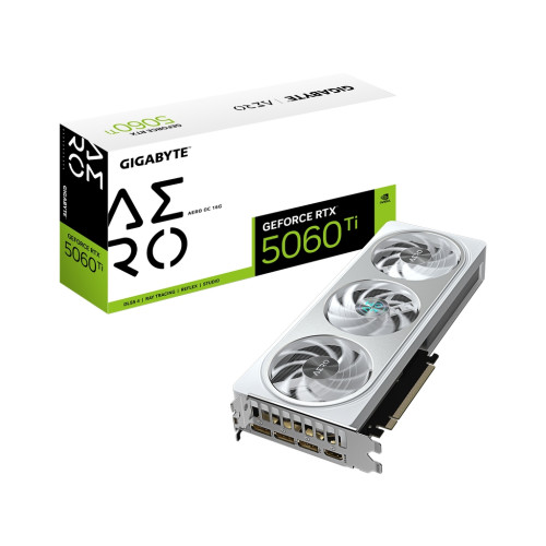 Відеокарта GIGABYTE GeForce RTX5060Ti 16Gb AERO OC (GV-N506TAERO OC-16GD)