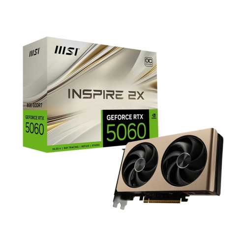 Відеокарта MSI GeForce RTX5060 8Gb INSPIRE 2X OC (RTX 5060 8G INSPIRE 2X OC)
