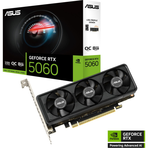 Відеокарта ASUS GeForce RTX5060 8Gb LP BRK OC (RTX5060-O8G-LP-BRK)