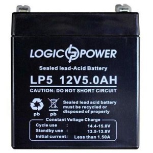 Батарея до ДБЖ 12В 5 Ач LogicPower (1513)