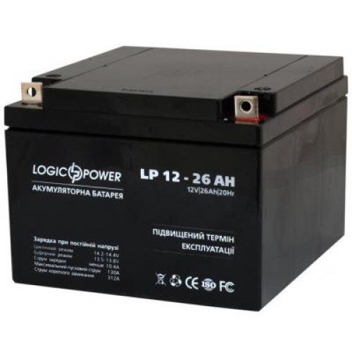 Батарея до ДБЖ LogicPower 12В 26 Ач (2676)