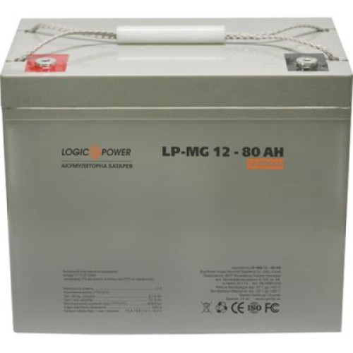 Батарея до ДБЖ LogicPower MGL 12В 80 Ач (3748)