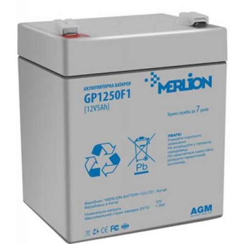 Батарея до ДБЖ Merlion 12V-5Ah (GP1250F1)