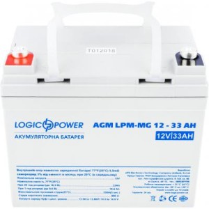 Батарея до ДБЖ LogicPower LPM MG 12В 33Ач (6558)