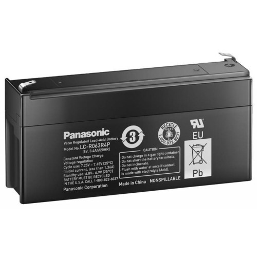 Батарея до ДБЖ Panasonic 6V 3.4Ah (LC-R063R4P)