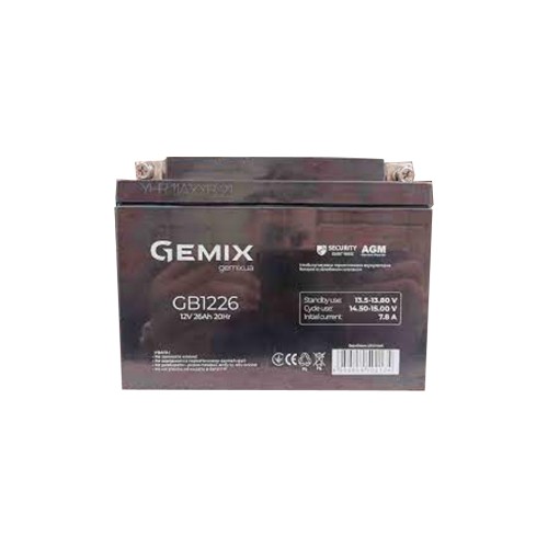 Батарея до ДБЖ Gemix GB 12V 26Ah Security (GB1226)