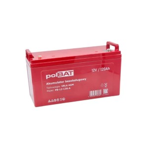 Батарея до ДБЖ polBAT AGM 12V-120Ah (PB-12-120-A)