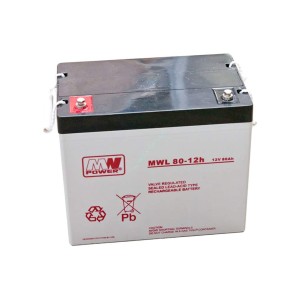 Батарея до ДБЖ MWPower AGM 12V-80Ah (MWL 80-12h)