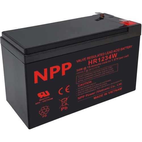 Батарея до ДБЖ NPP HR1234W, 12V 9Ah (HR1234W)