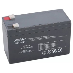 Батарея до ДБЖ NetPro CS2-7.2, 12V 7.2Ah (CS2-7.2)