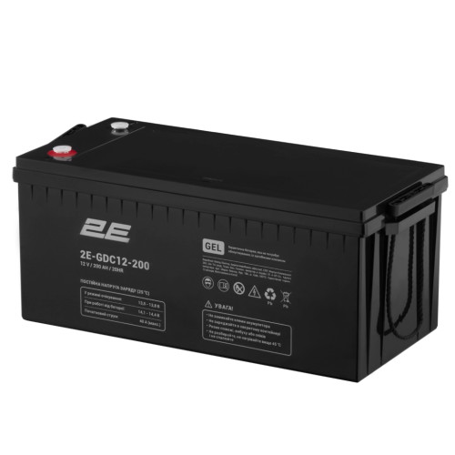 Батарея до ДБЖ 2E 2E-GDC12-200 12V 200Ah (2E-GDC12-200)