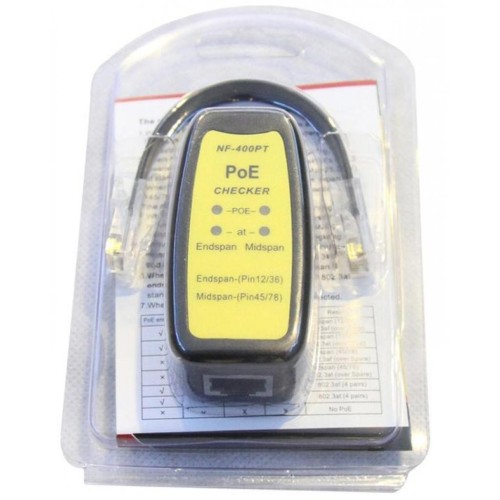 Тестер кабельний for PoE cable (NF-400PT) PowerPlant (NF400PT)