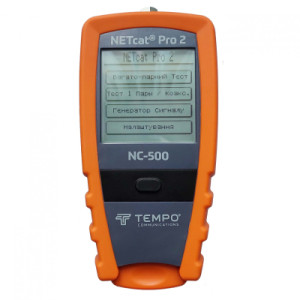 Тестер кабельний Tempo NETcat Pro 2 (NC-500) визначення відстані до пошкоджень (TDR) (GT-NETcat Pro)