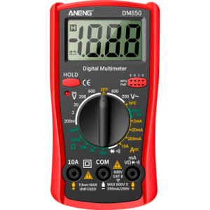 Цифровий мультиметр ANENG DM850, V, A, R, функція hFE (AN-DM850)