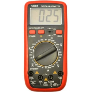 Цифровий мультиметр Voltronic VC-61 V, A, R, С (VC-61)