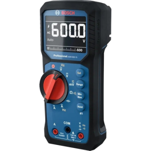 Цифровий мультиметр Bosch Professional GDM 600-15, 0-600V, LCD (0.601.077.300)