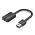 Звукова плата 2-port USB External Sound Card 0.15M Black VENTION (CDYB0)