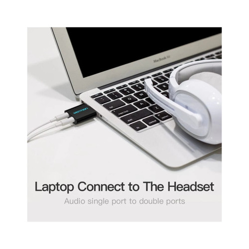 Звукова плата VENTION USB External Sound Card Black Metal Type (VAB-S17-B) Звукова плата VENTION USB External Sound Card Black Metal Type (VAB-S17-B)