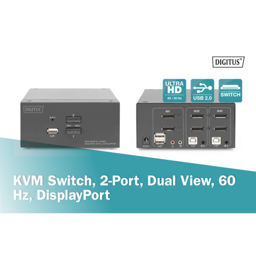Комутатор KVM Digitus DS-12862
