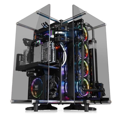 Корпус ThermalTake Core P90/TG/Black (CA-1J8-00M1WN-00)