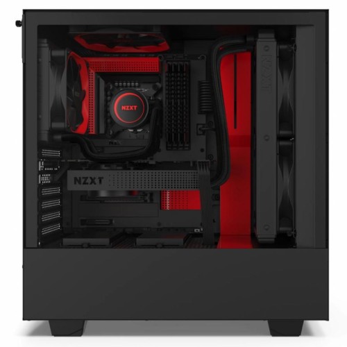 Корпус NZXT H510 Black/Red (CA-H510B-BR)