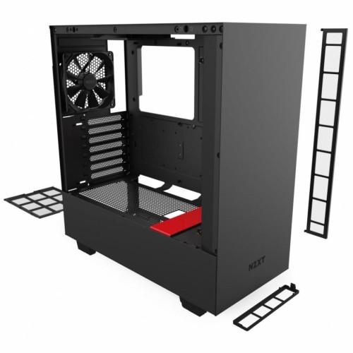 Корпус NZXT H510 Black/Red (CA-H510B-BR)