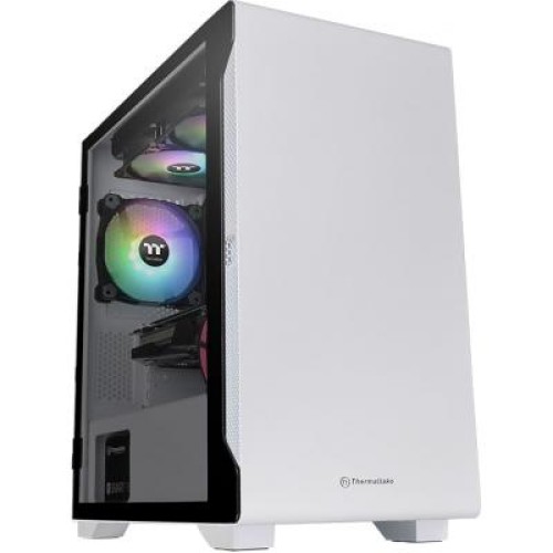 Корпус ThermalTake White S100 TG Snow (CA-1Q9-00S6WN-00)