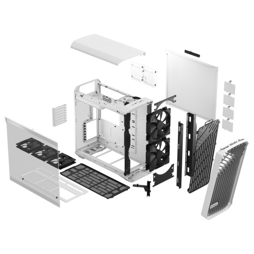 Корпус Fractal Design Torrent White TG Clear Tint (FD-C-TOR1A-03)