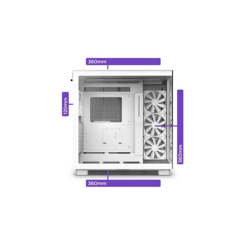 Корпус NZXT H9 Elite Edition White (CM-H91EW-01)