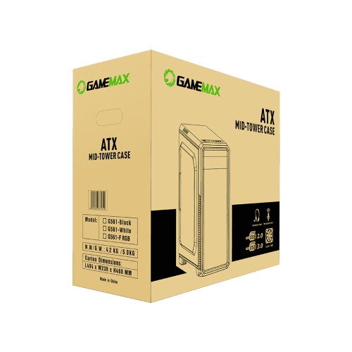 Корпус Gamemax G561-FRGB-WH