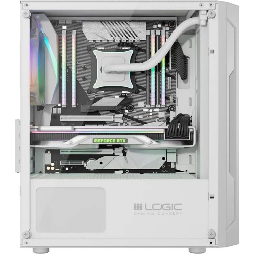 Корпус Logic concept ARAMIS MESH+GLASS ARGB fans 3x120mm WHITE (AM-ARAMIS-20-0000000-0002)