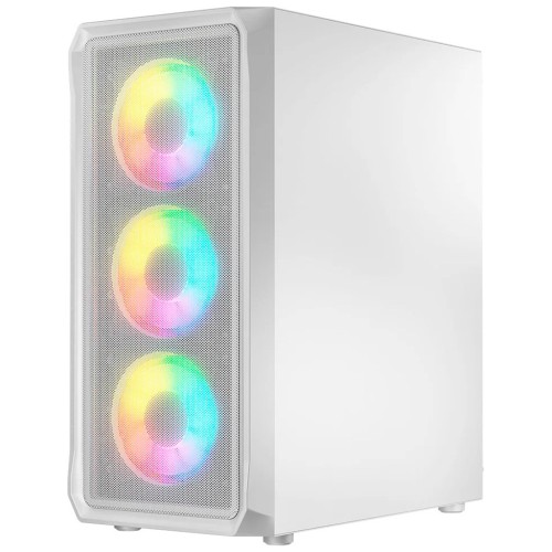 Корпус Logic concept PORTOS MESH+GLASS ARGB fans 3x120mm WHITE (AM-PORTOS-20-0000000-0002)