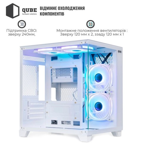 Корпус Qube REEF ARGB White (REEF_GMNU3)