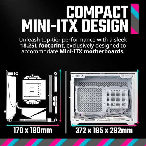 Корпус CoolerMaster NR200PV2-WCNN-S00