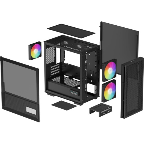 Корпус Deepcool CH360 Digital Black (R-CH360-BKAPE3D-G-1)