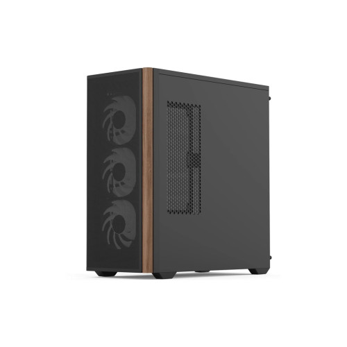 Корпус AeroCool D501A-G-BK-v2 Black (ACCM-DS01043.11)