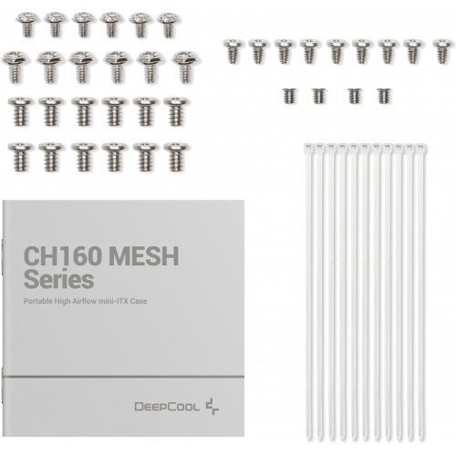 Корпус Deepcool CH160 MESH WH