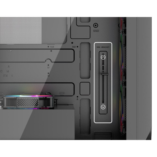 Корпус 1stPlayer AY7-BK-4F1