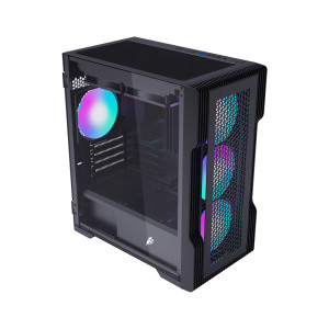 Корпус 1stPlayer T3-BK-4F1